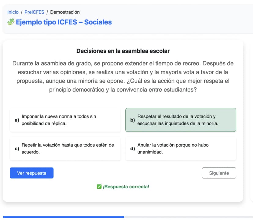 Ejercicios cibléados por tema y dificultad